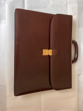 Loewe Madrid Leather Brown Briefcase